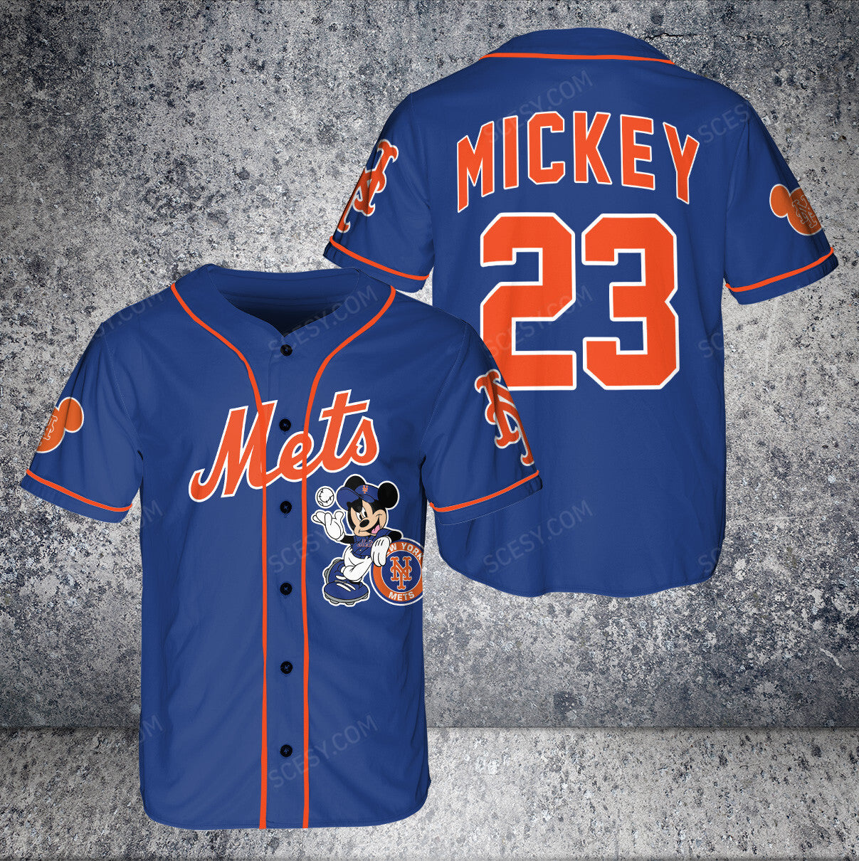 New York Mets Mickey Royal Baseball Jersey