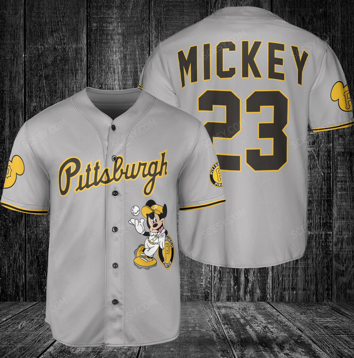 Pittsburgh Pirates Mickey Gray Baseball Jersey