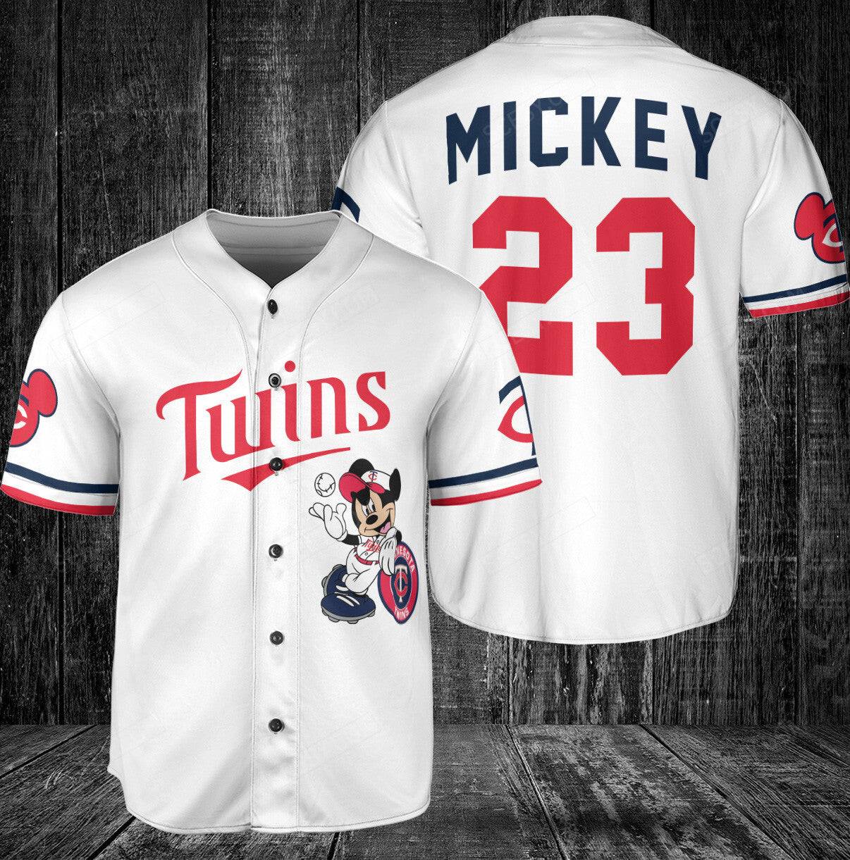 Minnesota Twins Mickey White Baseball Jersey