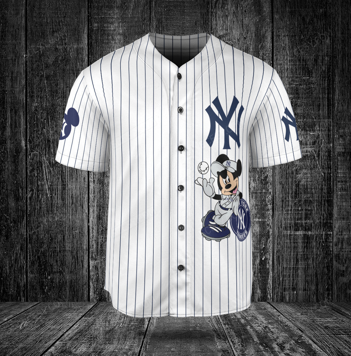 New York Yankees Mickey White Baseball Jersey
