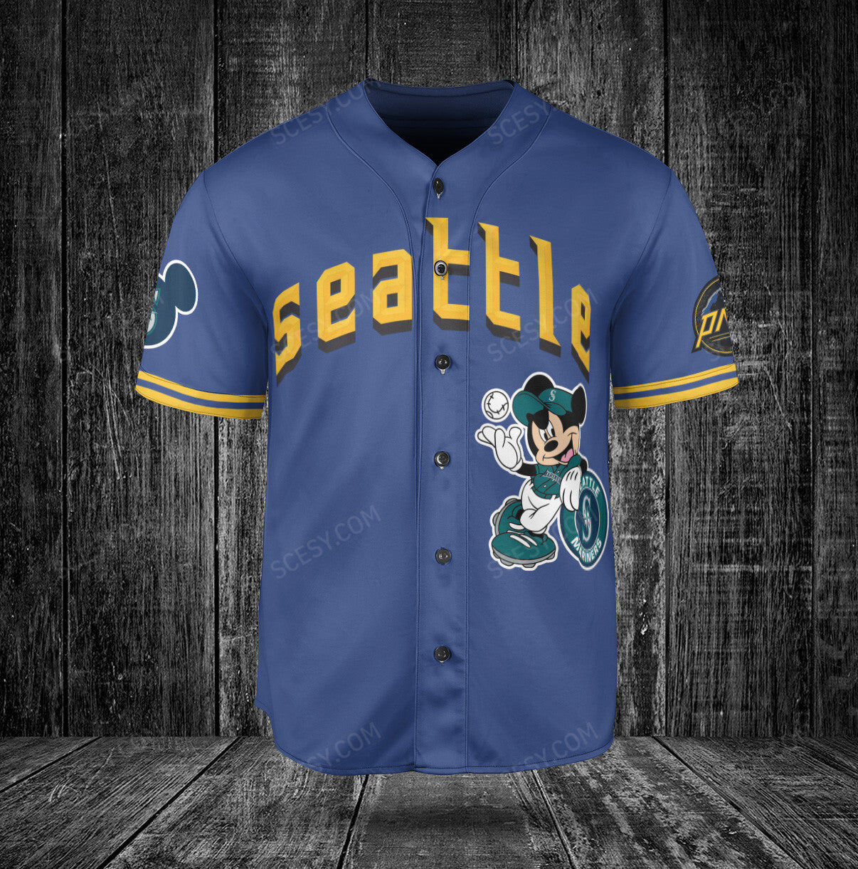 Seattle Mariners Mickey Royal Baseball Jersey