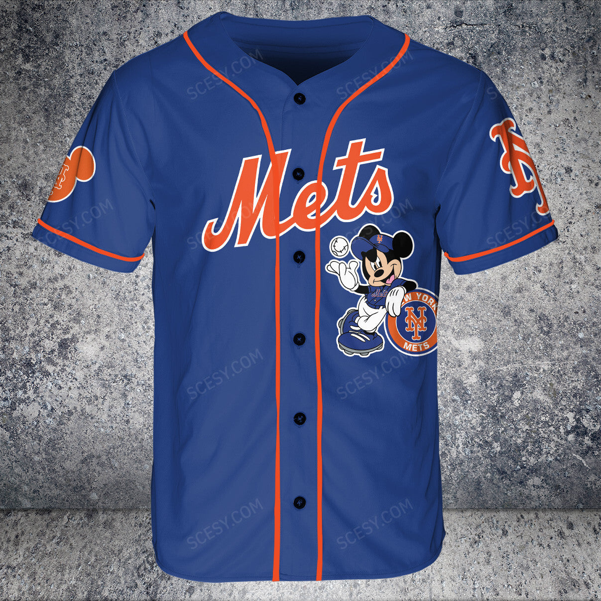 New York Mets Mickey Royal Baseball Jersey