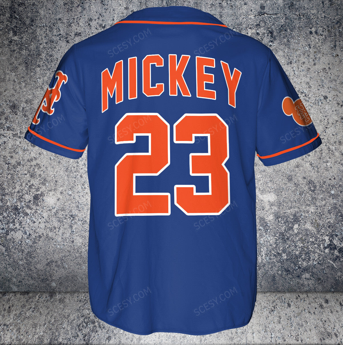 New York Mets Mickey Royal Baseball Jersey