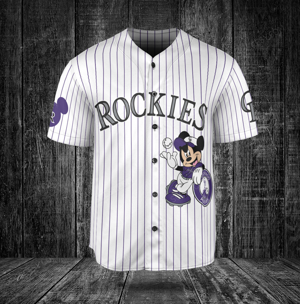 Colorado Rockies Mickey White Baseball Jersey