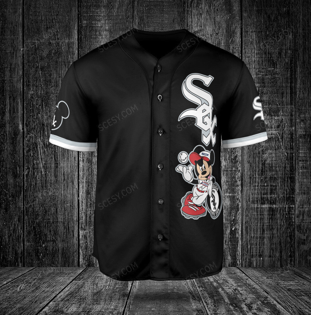 Chicago White Sox Mickey Black Baseball Jersey