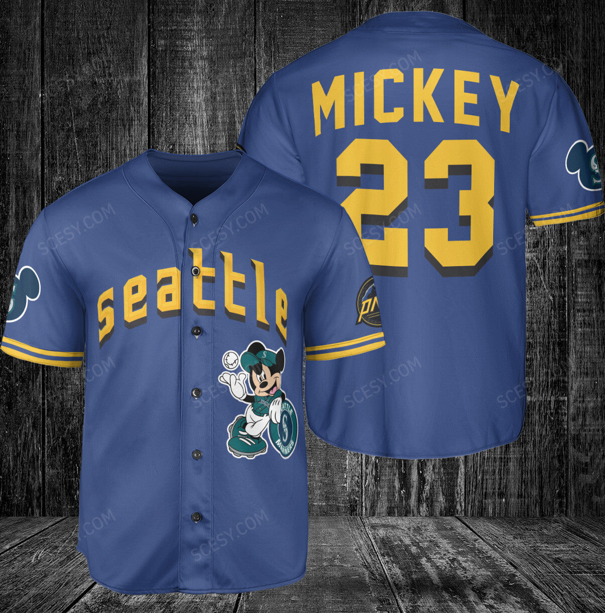 Seattle Mariners Mickey Royal Baseball Jersey
