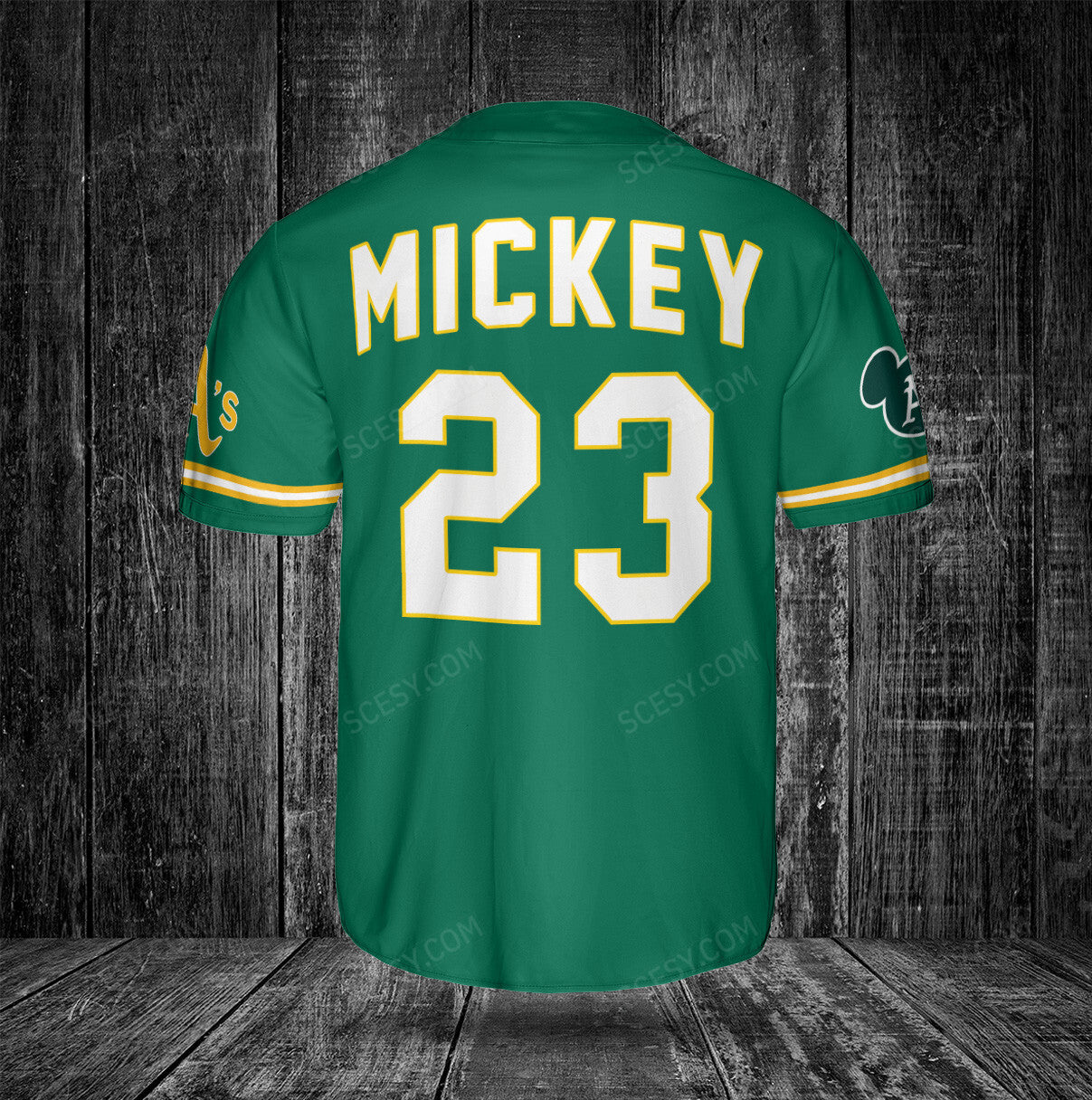 Oakland Athletics Mickey Green Baseball Jersey