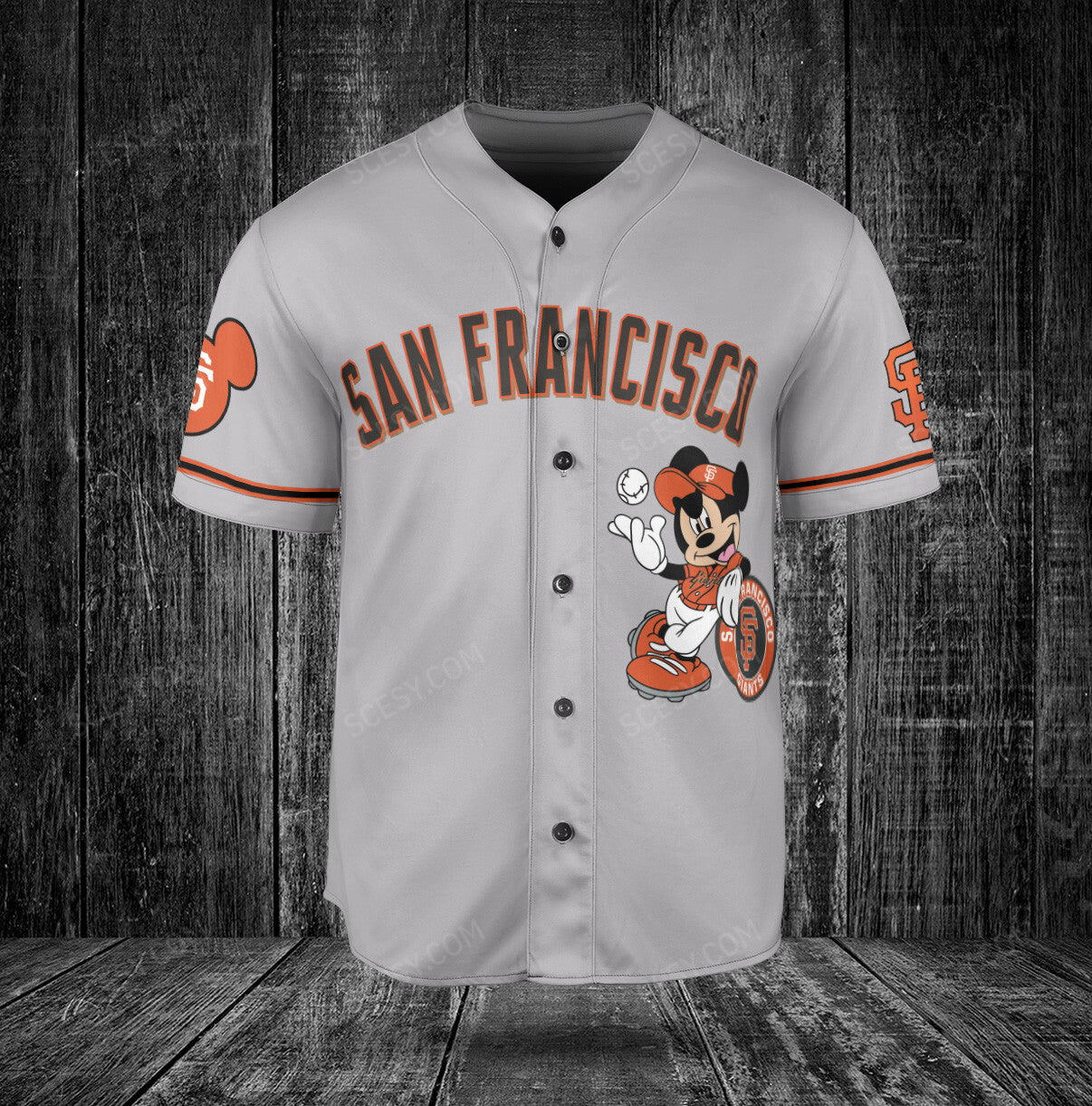 San Francisco Giants Mickey Gray Baseball Jersey