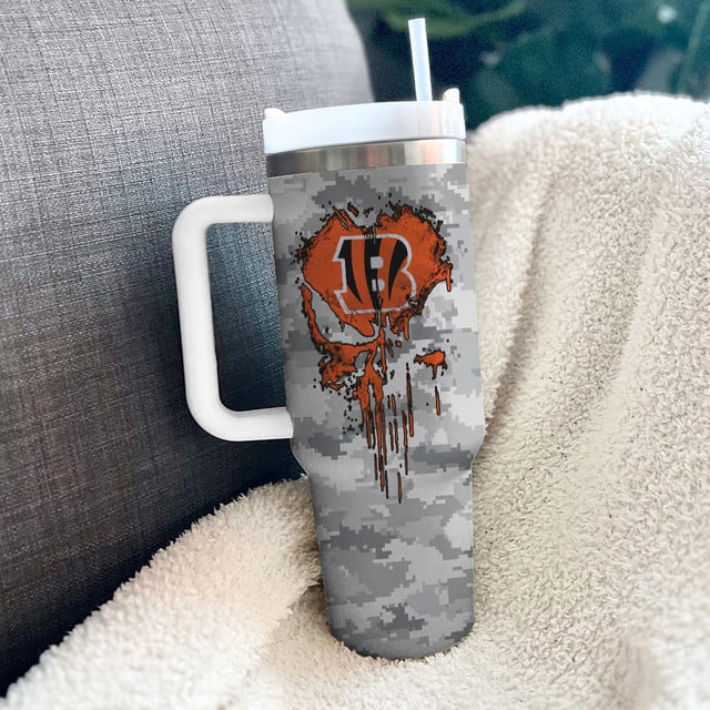 Personalized Cincinnati Bengals NFL Tumbler 40Oz For Fan - Limited Edition