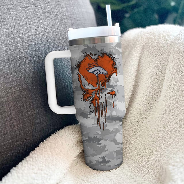 Personalized Denver Broncos NFL Tumbler 40Oz For Fan - Limited Edition