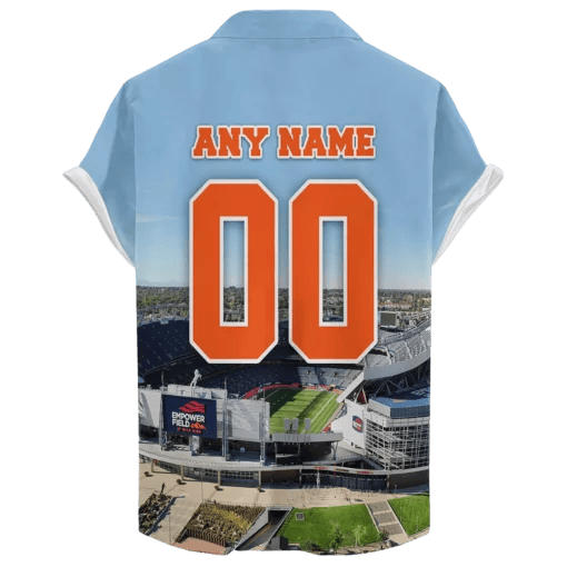 Denver Broncos Empower Field at Mile High Day Time ‘Home Stadium’ Custom Hawaiian NFL - Welcome to 2 Aloha