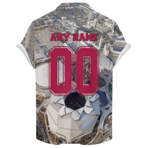 Atlanta Falcons Stadium Day Time ‘Home Stadium’ Custom Hawaiian NFL - Welcome to 2 Aloha