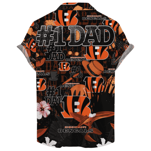 Cincinnati Bengals Hawaiian Father’s Day For Dad Grandpa Version 2 NFL - Welcome to 2 Aloha