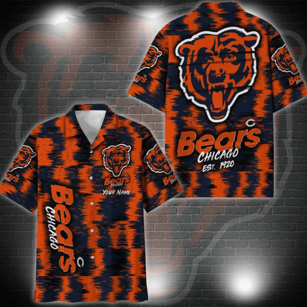 Chicago Bears Wild Grizzly Attack Hawaiian Shirt - Welcome to 2 Aloha