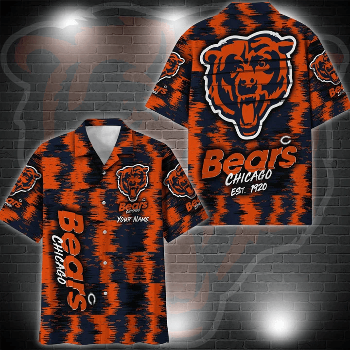 Chicago Bears Wild Grizzly Attack Hawaiian Shirt - Welcome to 2 Aloha