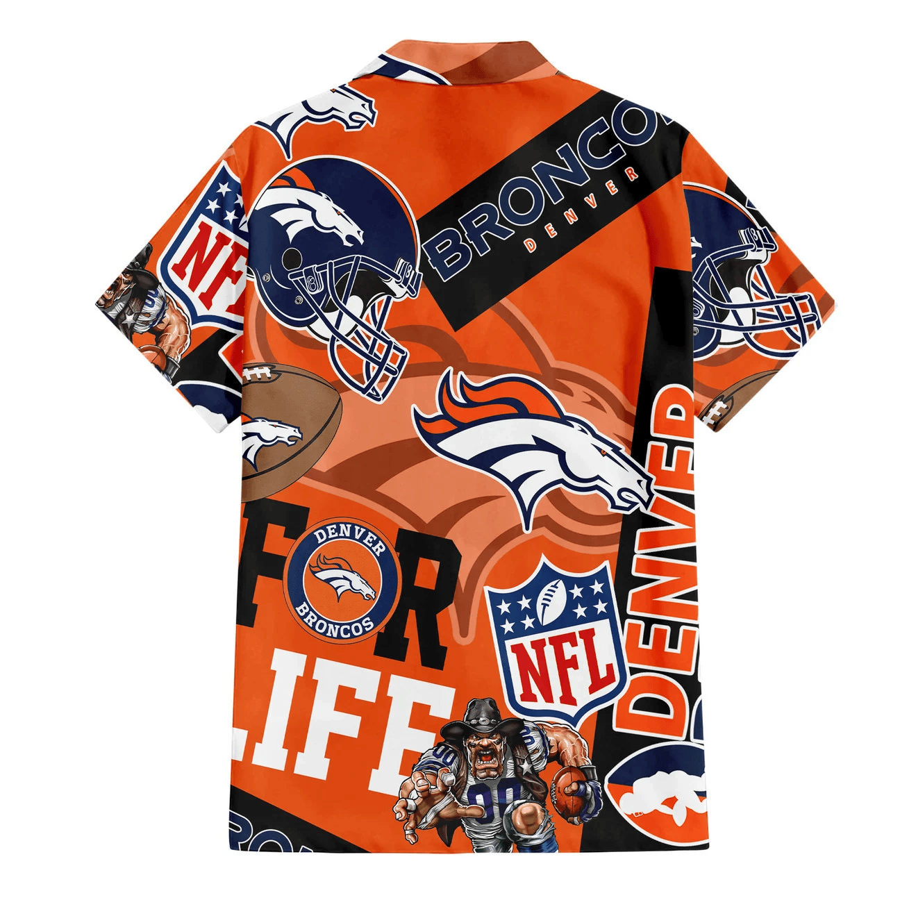 Denver Broncos For Life Hawaiian Shirt - Welcome to 2 Aloha