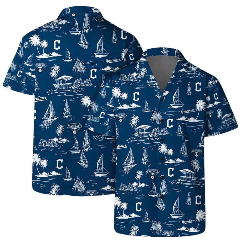 Cleveland Guardians Nautical Adventure Hawaiian Shirt - Welcome to 2 Aloha