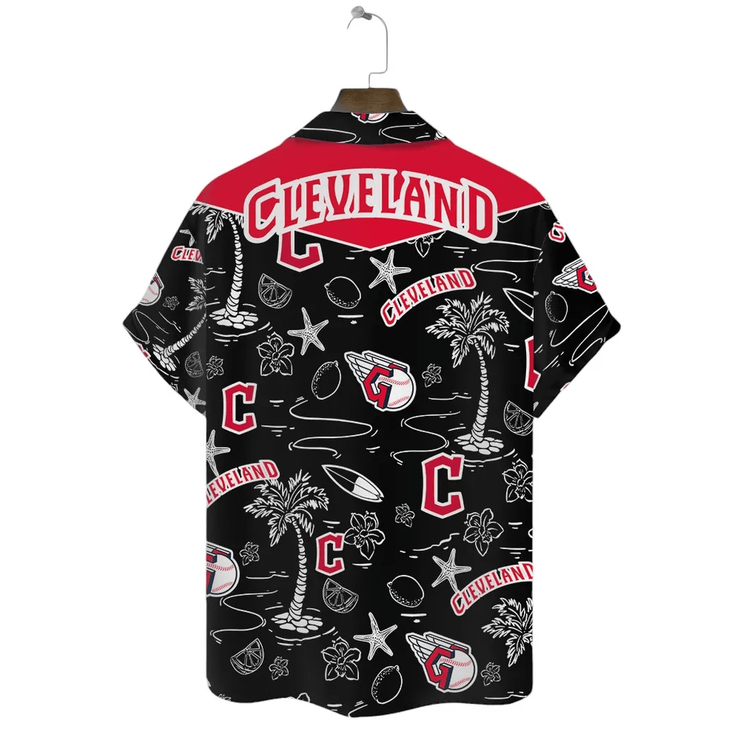 Cleveland Guardians Sunset Palm Hawaiian Shirt - Welcome to 2 Aloha