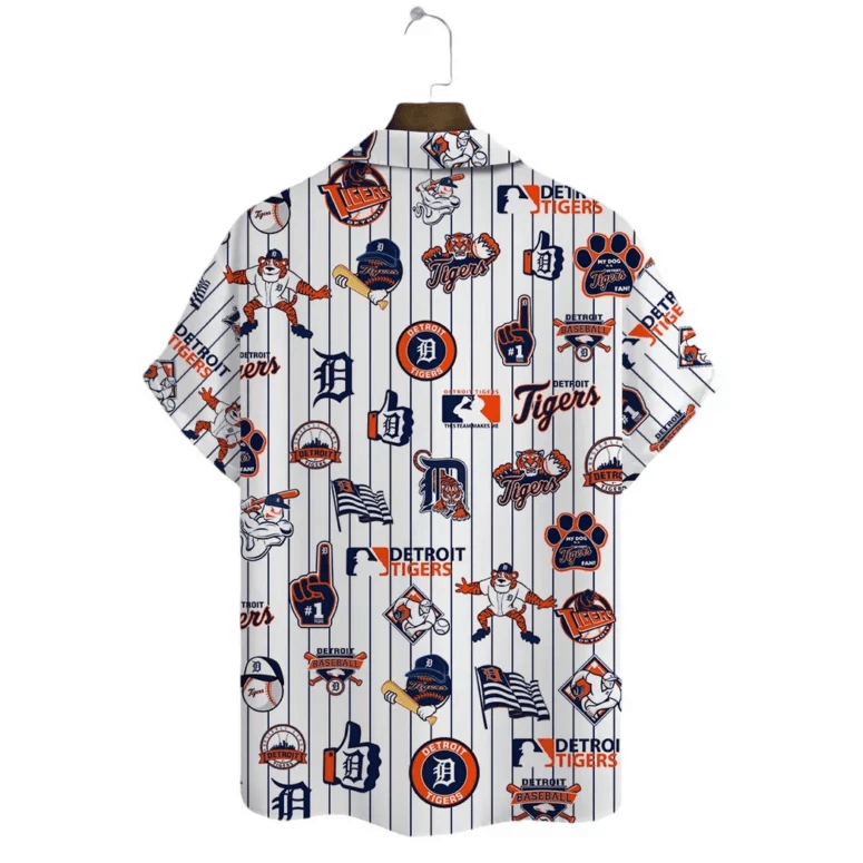 Detroit Tigers Game Day Icons Hawaiian Shirt - Welcome to 2 Aloha