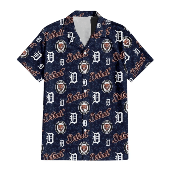 Detroit Tigers Logo Collage Hawaiian Shirt - Welcome to 2 Aloha