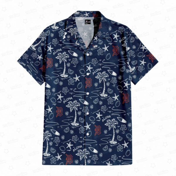 Detroit Tigers Aloha Paradise Hawaiian Shirt - Welcome to 2 Aloha