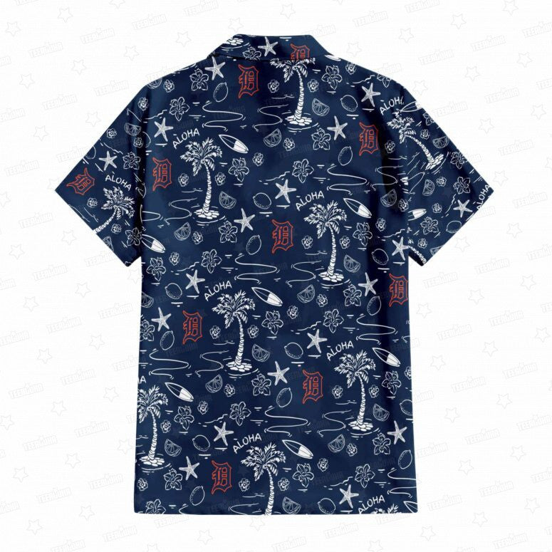 Detroit Tigers Aloha Paradise Hawaiian Shirt - Welcome to 2 Aloha