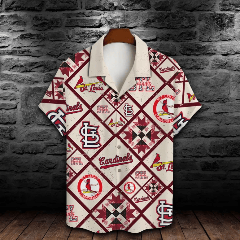St. Louis Cardinals Quilt Patch Hawaiian Shirt - Welcome to 2 Aloha