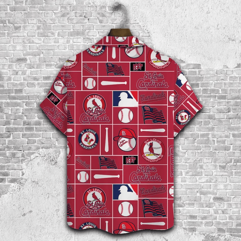 St. Louis Cardinals Baseball Blocks Hawaiian Shirt - Welcome to 2 Aloha