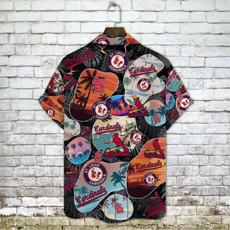 St. Louis Cardinals Sunset Collage Hawaiian Shirt - Welcome to 2 Aloha