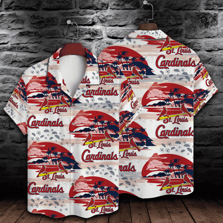 St. Louis Cardinals Sunset Beach Hawaiian Shirt - Welcome to 2 Aloha