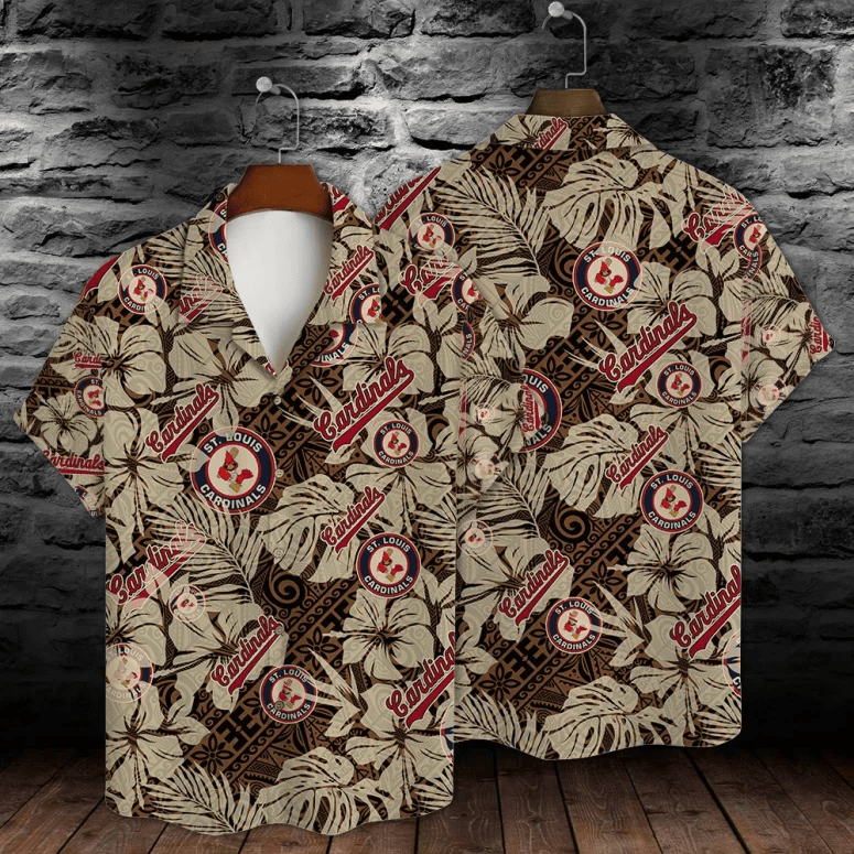 St. Louis Cardinals Tropical Tribal Hawaiian Shirt - Welcome to 2 Aloha
