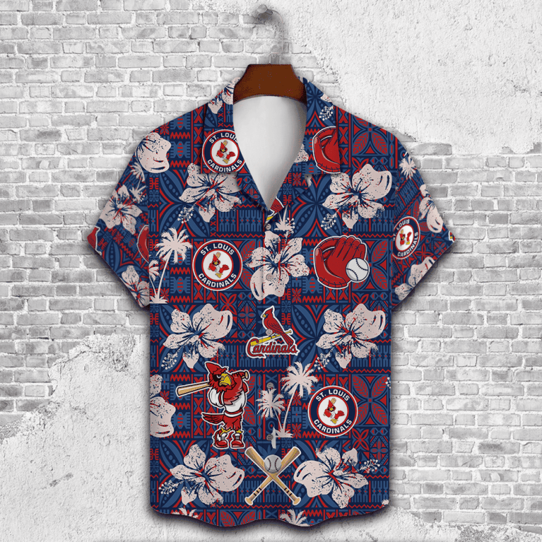 St. Louis Cardinals Tropical Ballpark Hawaiian Shirt - Welcome to 2 Aloha