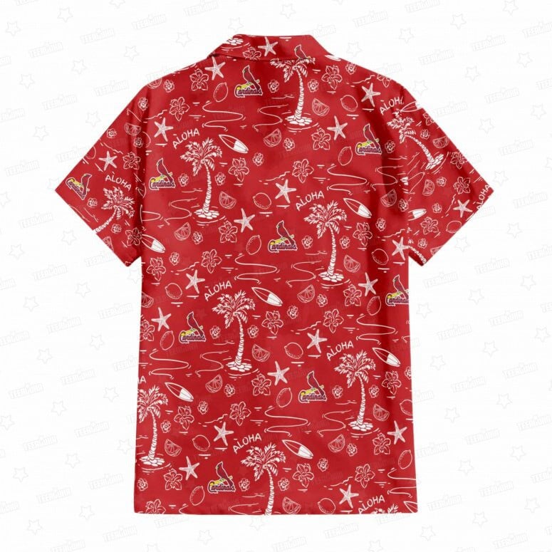 St. Louis Cardinals Aloha Paradise Hawaiian Shirt - Welcome to 2 Aloha