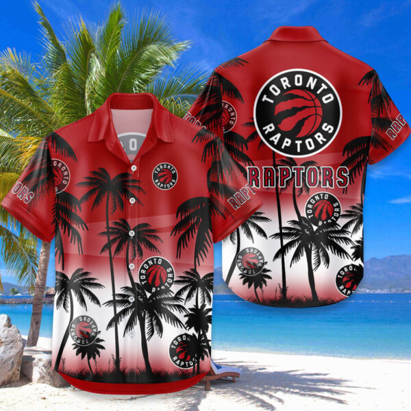 Toronto Raptors Hawaiian Shirt Coconut Tree