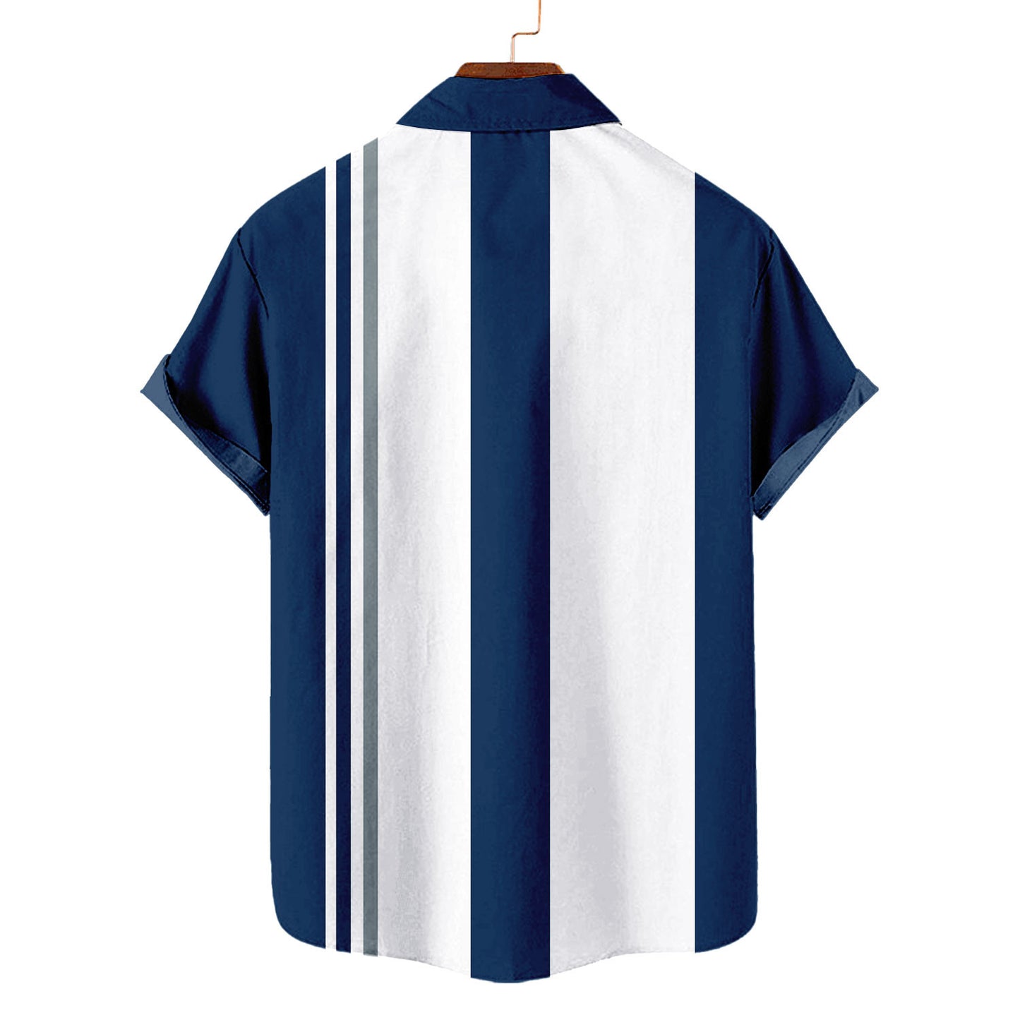 Dallas Cowboys Striped Short Hawaiian Shirt S1 - Welcome to 2 Aloha