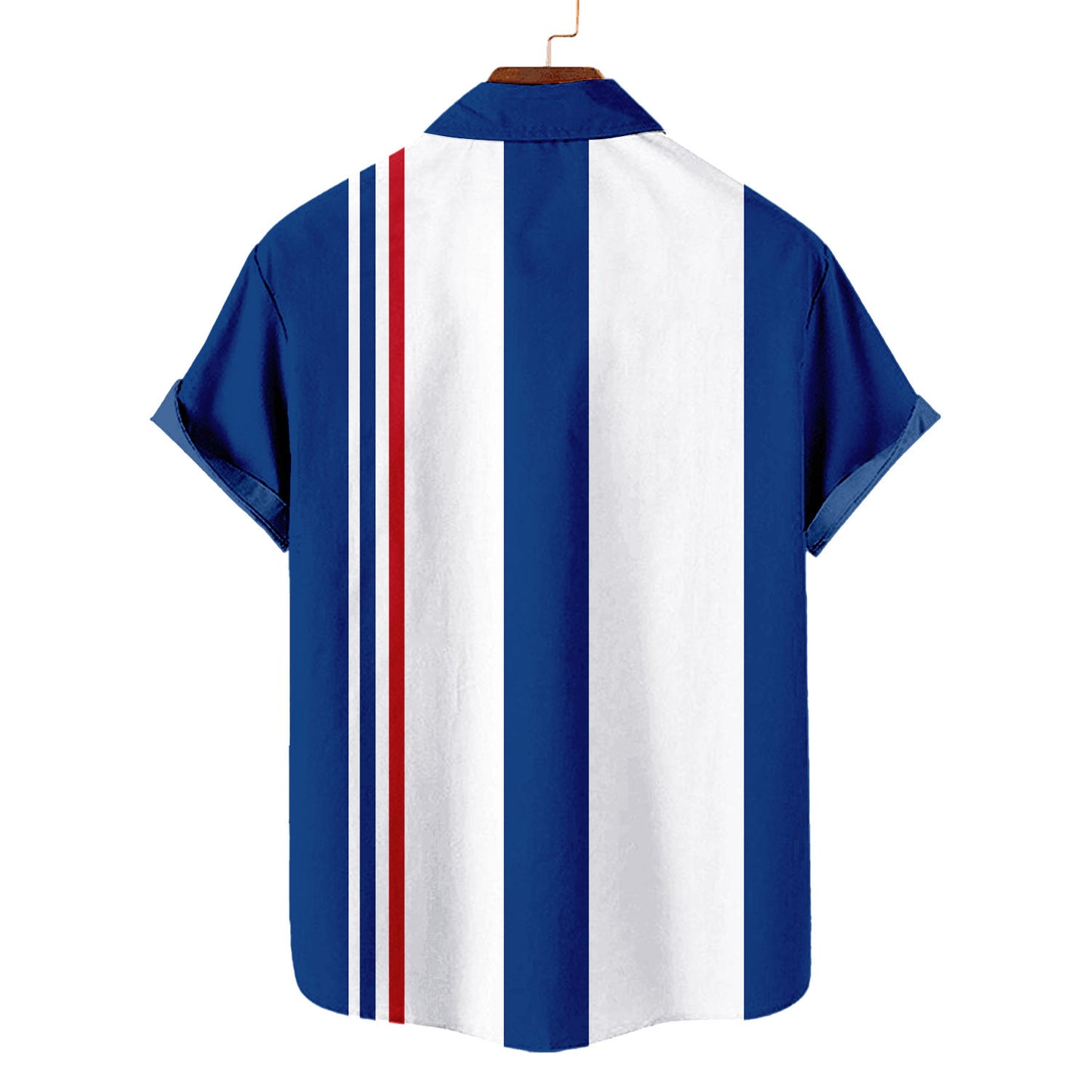 Texas Rangers Striped Short Hawaiian Shirt MLB S1 - Welcome to 2 Aloha