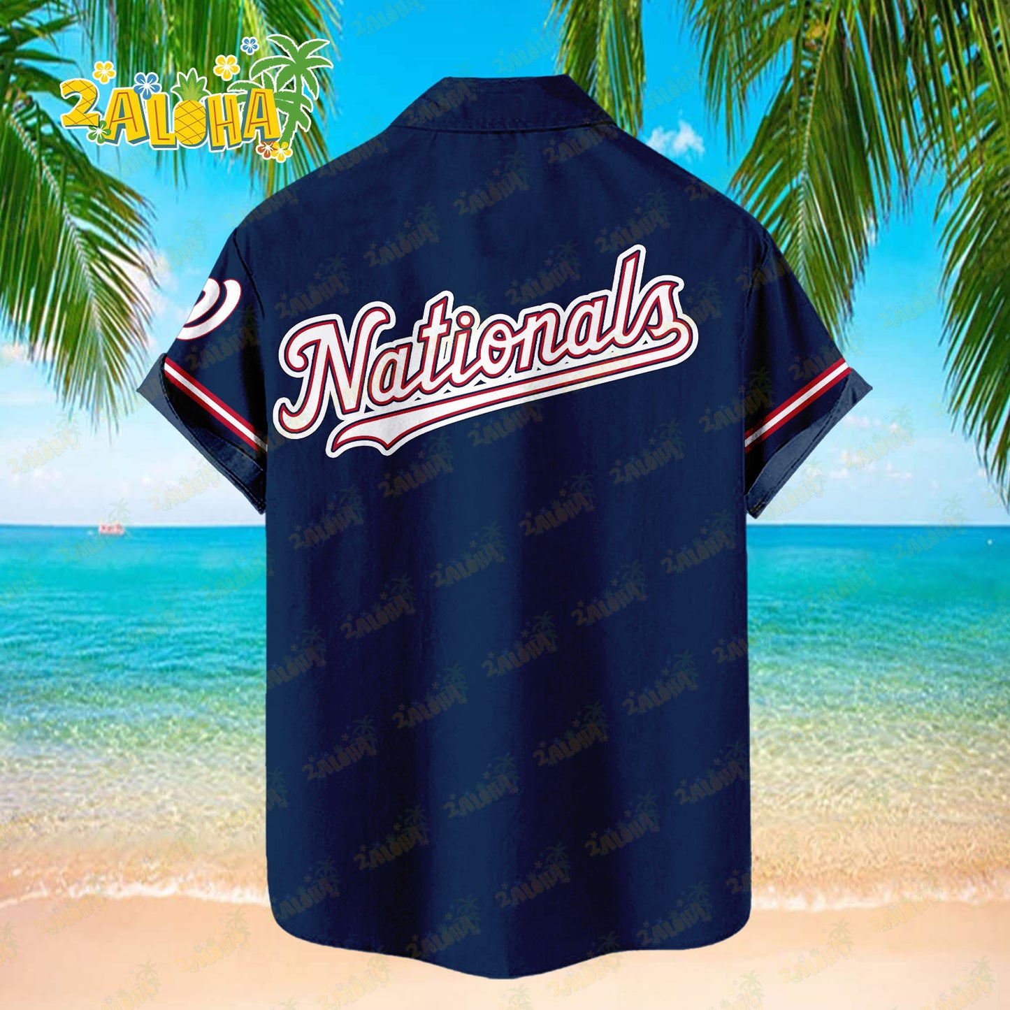 Washington Nationals | Classic Color Hawaiian Shirt MLB S3 - Welcome to 2 Aloha