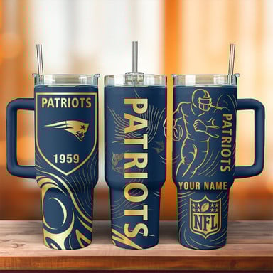 Custom New England Patriots NFL Tumbler 40Oz For Fan - Limited Edition
