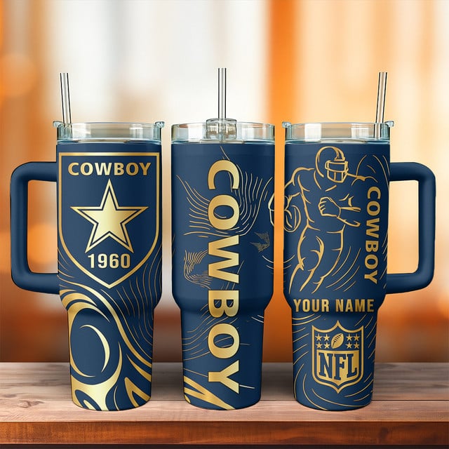 Custom Dallas Cowboys NFL Tumbler 40Oz For Fan - Limited Edition