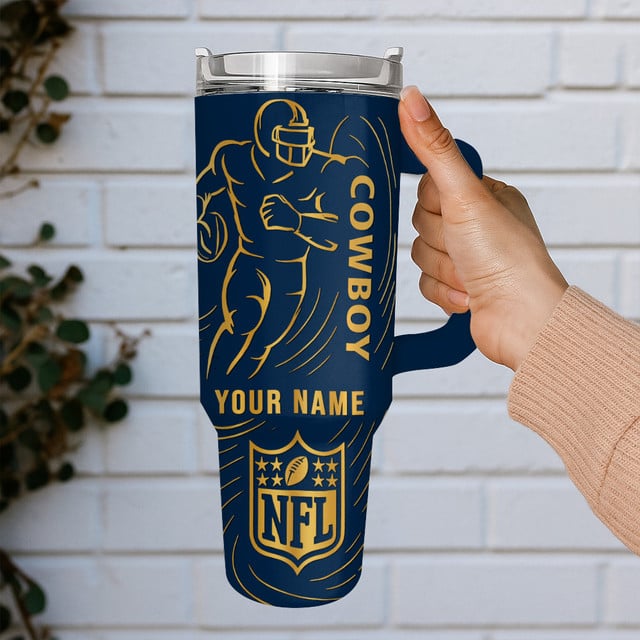 Custom Dallas Cowboys NFL Tumbler 40Oz For Fan - Limited Edition
