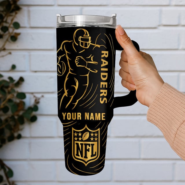Custom Las Vegas Raiders NFL Tumbler 40Oz For Fan - Limited Edition