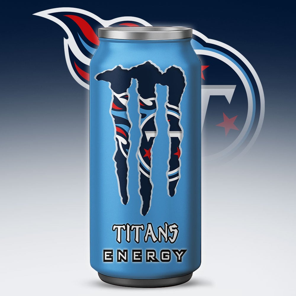 Tennessee Titans Monster Energy x NFL – Tumbler Gift for Fans