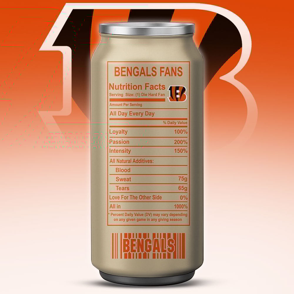 Cincinnati Bengals Starbucks x NFL 40 OZ Tumbler