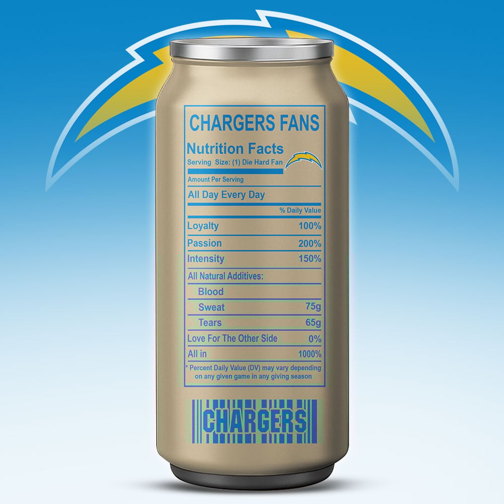 Los Angeles Chargers Starbucks x NFL Can Tumbler