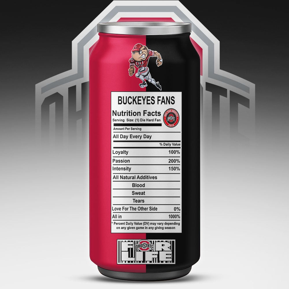 Ohio State Buckeyes Monster Energy x NCAA – Tumbler Gift for Fans