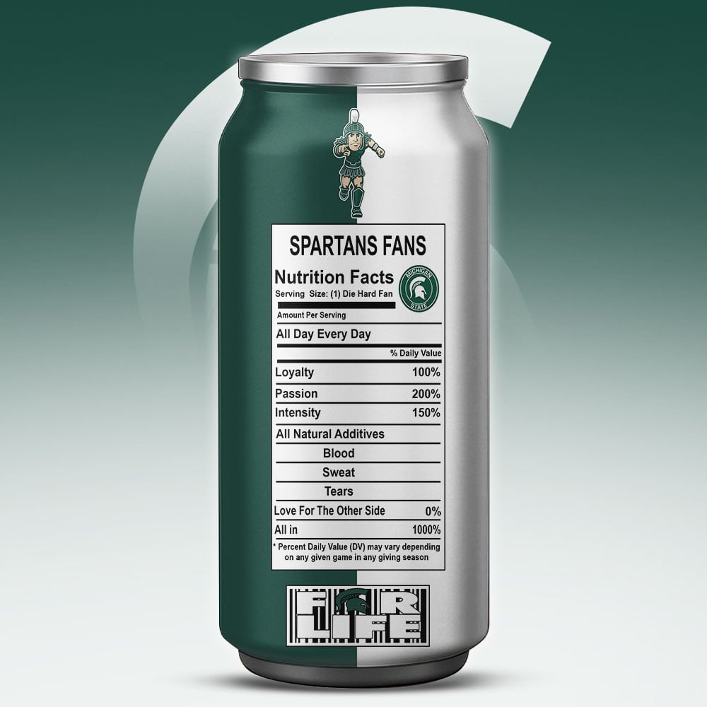 Michigan State Spartans Monster Energy x NCAA – Tumbler Gift for Fans