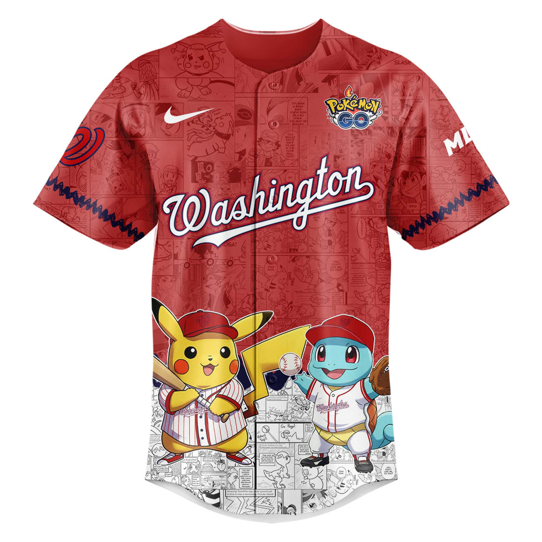 Washington Nationals x Pokémon Go Baseball Jersey Editions Limited