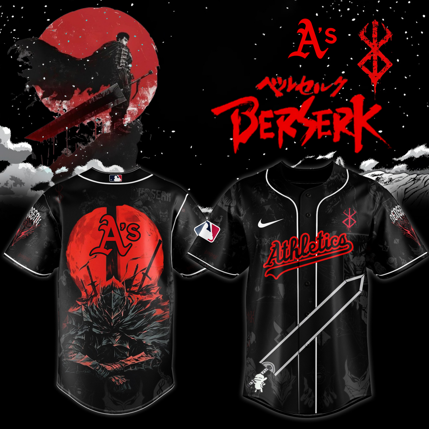 Athletics x Berserk Limited Edition Jersey 2025