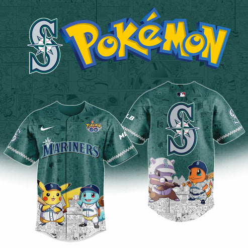 Seattle Mariners x Polemon GO Special Edition Jersey