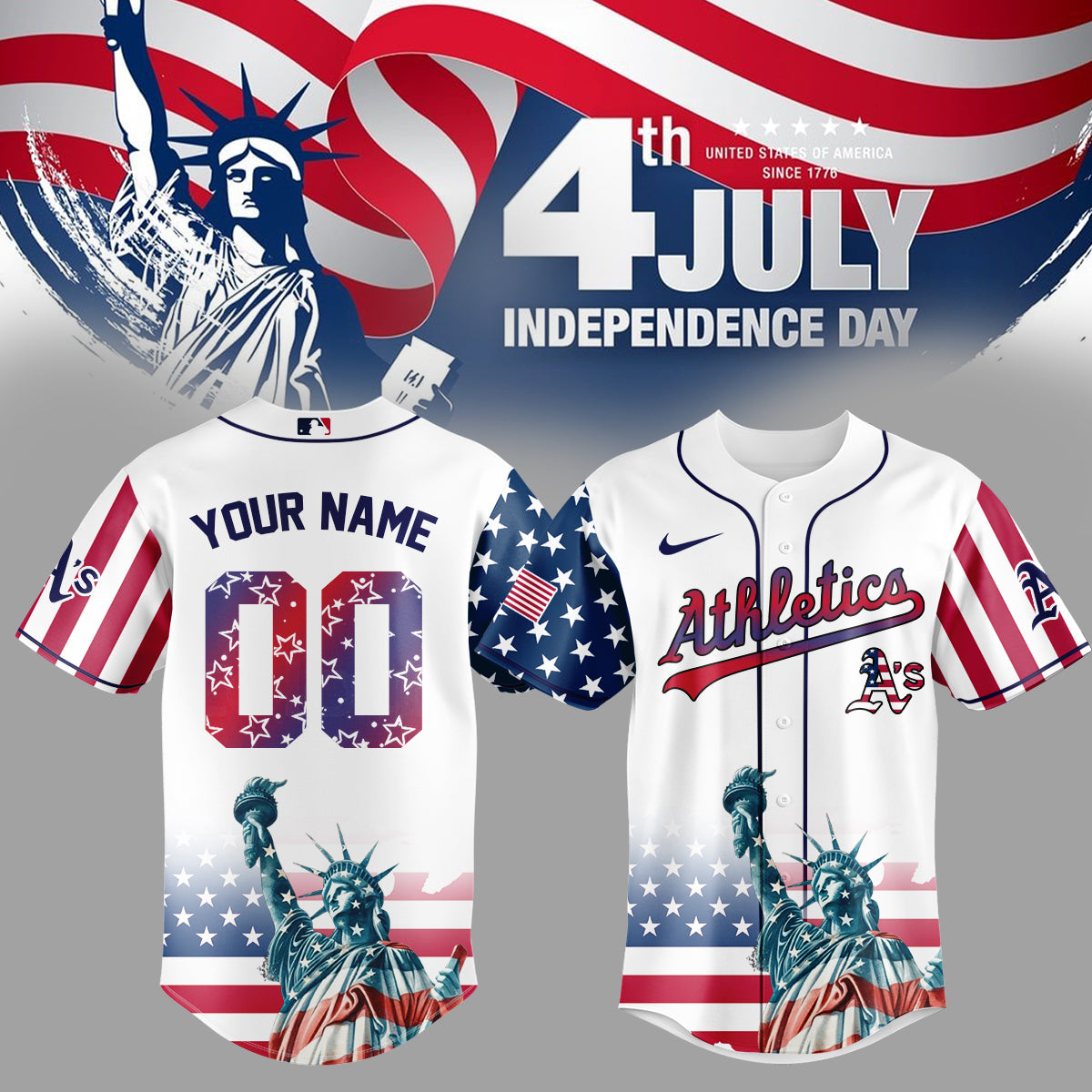 Athletics Special Nationals Independence Day Jersey 2025